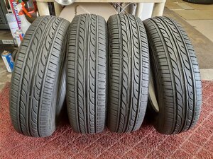 DF5428■165/70R14 81S　4本価格　DUNLOP DIGI-TYRE EC202　送料無料 夏 ’21年 7.5分山 ポルテ ヴィッツ フィット マーチ キューブ アクア