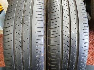 DF5471②■165/60R15 77H　2本のみ　DUNLOP ENASAVE EC300+　送料無料 夏 ’18年 8分山 ハスラー フレア ムーヴ キャスト ソリオ D2