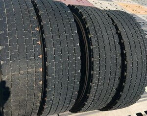 4本価格★パT8826■225/90R17.5 127/125L LT BRIDGESTONE W900 スタッドレス★条件付送料無料★トラック 地山 4ｔ 中型 ユニック