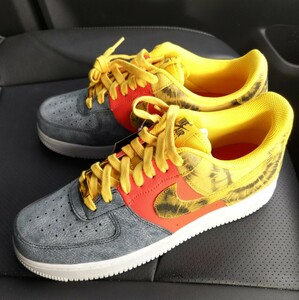 NIKE　AIRFORCE1 Low Tie Dye/Dark Sulphur　ナイキ エアフォース1 ロー タイダイ/ダークサルファー　CZ0337-700　スニーカー　26.5cm