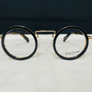 Yohji Yamamoto ヨウジ ヤマモト メガネフレーム YY1003 611 未使用 美品 伊達眼鏡 サングラス 丸メガネ 鼈甲柄の画像1