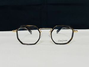 Yohji Yamamoto ヨウジ ヤマモト メガネフレーム YY1066 127 伊達眼鏡 未使用 美品 オクタゴン形 8角形 鼈甲柄