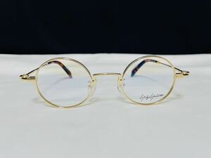 Yohji Yamamoto ヨウジ ヤマモト メガネフレーム YY1309 004 未使用 美品 伊達眼鏡 ラウンド サングラス 丸メガネ 鼈甲柄