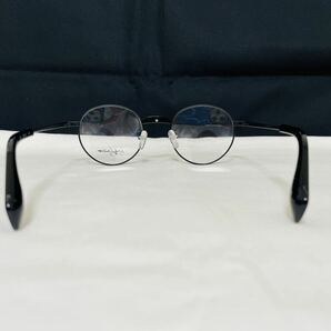 Yohji Yamamoto ヨウジ ヤマモト メガネフレーム YY1302 613 未使用 美品 伊達眼鏡 ラウンド サングラス 丸メガネ ブラックフレームの画像6