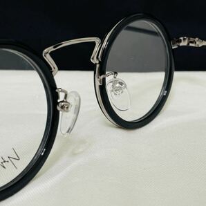 Yohji Yamamoto ヨウジ ヤマモト メガネフレーム YY1003 613 未使用 美品 伊達眼鏡 サングラス ラウンド ボストン ブラックの画像7