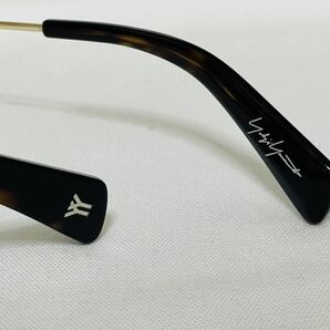 Yohji Yamamoto ヨウジ ヤマモト メガネフレーム YY1066 127 伊達眼鏡 未使用 美品 8角形フレーム ゴールド 鼈甲柄の画像9