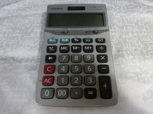 [CASIO calculator JF-100EV] used Casio Computer retro operation verification settled office work supplies precise equipment [B6-3③]0412