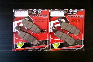  postage included Kawasaki Zephyr χ Zephyr 400 kai (1996 year .) front brake pad left right set new goods 