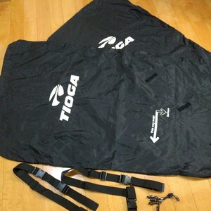 TIOGA bicycle travel bag 2 set used present condition goods Tioga bicycle cover cycle cover 