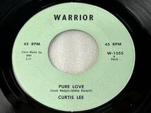 Curtis Lee/Warrior W-1555/With All My Heart (I Love You)/Pure Love/1960_画像5