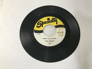 Larry Williams And His Band/Specialty 608/Short Fat Fannie/High School Dance/1957