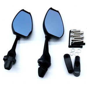  new goods Napoleon mirror type left right blue Honda Suzuki Yamaha Kawasaki KAWASAKI