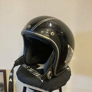 ビンテージ　USA ski-doo ジェットヘルメット ヘルメット ブラック 黒