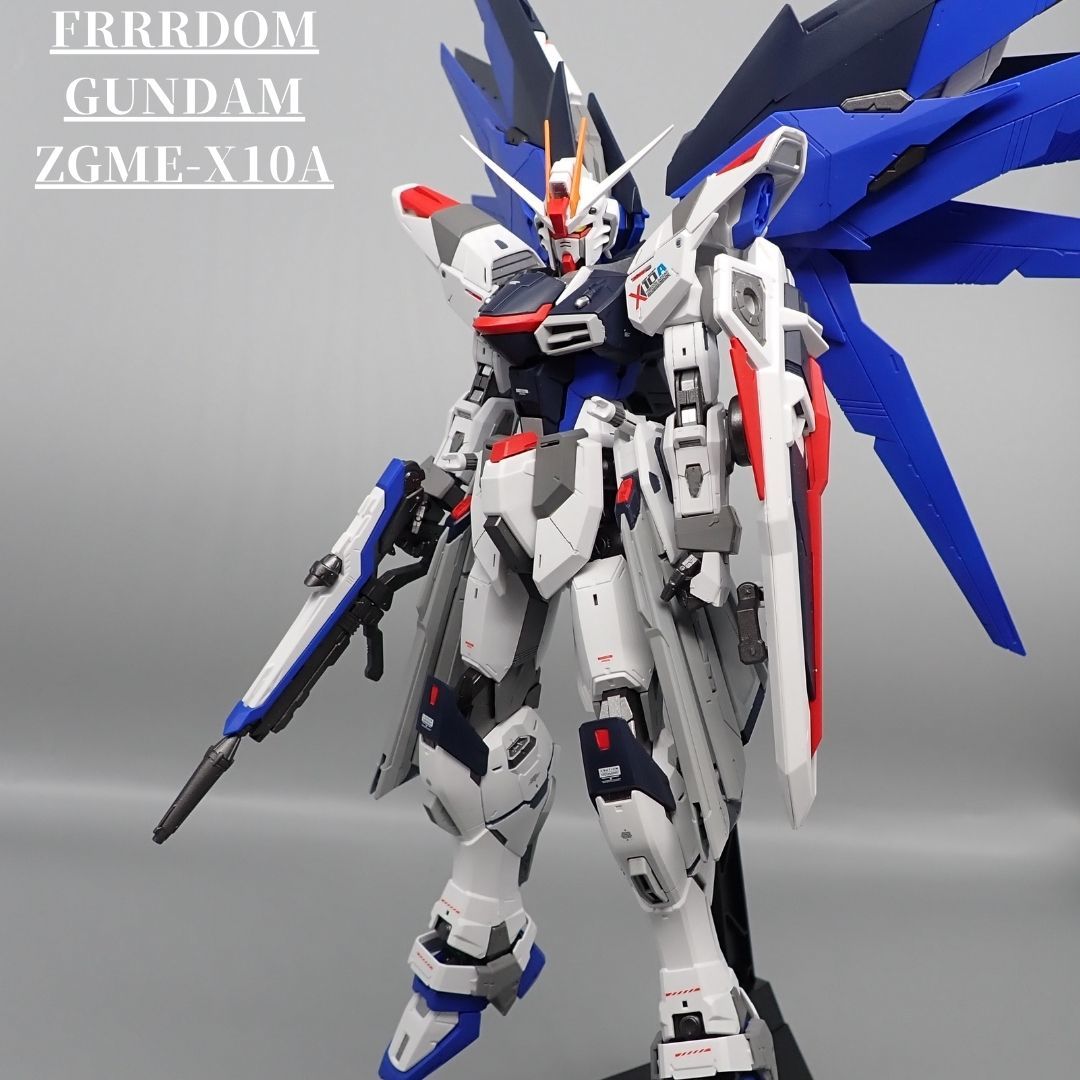 MG Freedom Gundam ver2.0 fully painted finished product Gundam SEED appearance aircraft, character, gundam, Finished product