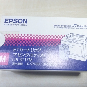 ジャンク品 エプソン EPSON 未開封 純正トナー マゼンタ（Sサイズ） LPC3T17M 適合機種LP-S7100 LP-S8100 送料520円 【a-5348】の画像1