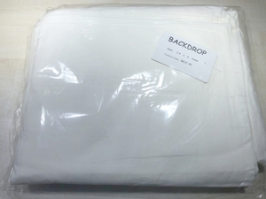 present condition goods use impression equipped photographing for back Drop white BACKDROP 3m×5m ColourCode BGC-01 [d80-746]