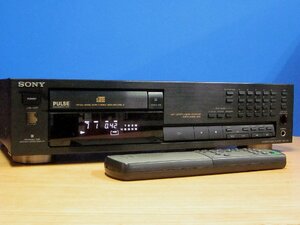 SONY★良品 メンテ済 動作良好★高音質 CDプレーヤー★簡易リモコン付★CDP-591