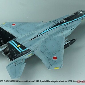  DEF.MODEL★1/72★現用 航空自衛隊 F-15Jイーグル デカールセット 小松基地航空祭2022 マーヴェリック・スペシャル の画像7