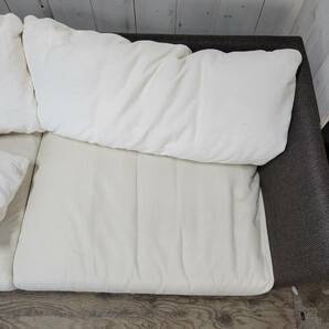 yj)札幌発/店頭引取歓迎 arflex/アルフレックス フェザークッション Ａ-SOFA/エーソファ 3P/3人掛け セパレート ボーコンセプト 24d菊DOの画像4