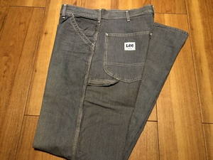 日本製【Lee】STRIPE PAINTER PANT★size:34×33 リー/ヒッコリー/ピンストライプ/ペインターパンツ/ワーク/アメカジ/定番