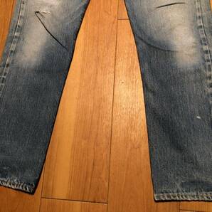 70s【Levis】501 BLUE SINGLE★サイズ不明 W約72㎝ リーバイス/66前期/シングル/70年代/ビンテージ/リサイズ/ダメージあり/状態考慮の画像6