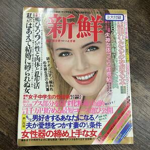 K-3141■新鮮 陽光特大号 昭和57年4月号■芸能誌 郷ひろみ 女性器の締め上手な女■祥伝社■の画像1