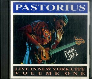 D00161175/CD/Pastorius「Live In New York City Volume One (Punk Jazz)」