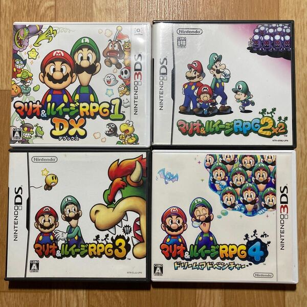 DS 3DS マリオ&ルイージRPG 4本セット 1,2,3,4