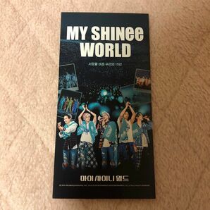 『MY SHINee WORLD』 オリジナル両面カード(セットリスト入り) 1枚