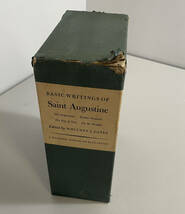 聖アウグスティヌスの基本的な著作 オーツ Vol. 1+2 ランダム ハウス 1948_画像5