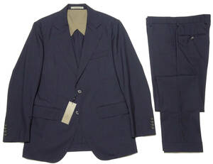 ◆GOTAIRIKU/五大陸◆Ermenegild Zegna COOL EFFECT 盛夏ライン ストライプ スーツ 紺【38(A6)】13.2万