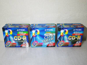 ★未使用品 日本製！ TDK CD-R タフネスコート・タフネスブルー 全30枚セット 