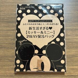 ミッキー ミニー　保冷バック　ランチョンマット　2Way 未開封　