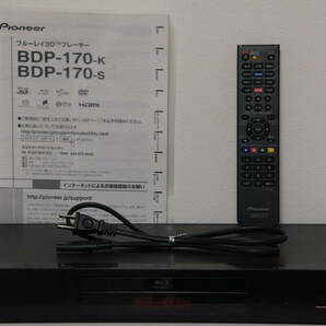 【即決・送料無料】Pioneer BDP-170-K パイオニア SACD BD DVD ブルーレイディスクプレーヤー RC-2425 純正リモコン RC-2425 付属