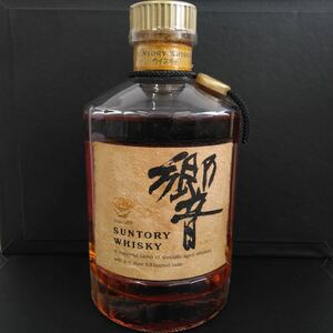 【H】未開封　響 SUNTORY サントリー 裏ゴールドラベル 金キャップ 古酒 ウイスキー WHISKY