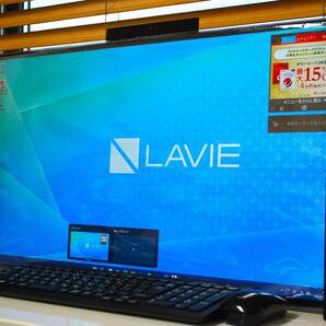 ★☆27型新品液晶/LAVIE Home all in one/第10世代Corei7/32GB/激速 PCIeGen4＋HDD/Office/W録画対応3波TV/Blu-ray/ハイレゾ/HDMI/a275☆★の画像1