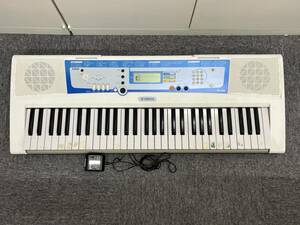 長「15496」YAMAHA EZ-J200 電子キーボード 電子ピアノ 光るガイド 61鍵盤 タッチレスポンス 楽器 ジャンク品