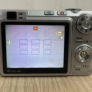 長「15603」CASIO コンパクト デジタル カメラ EXILIM 本体 EX-Z850 シルバー 充電器 取説 箱付き デジカメ エクシリム カシオの画像3