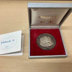 長「15650」アポロ11号 記念 銀メダル コイン 銀貨 シルバー 詳細不明の画像1