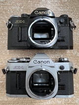 長「15589」【ジャンク】Canon/キヤノン AE-1 2点おまとめ 黒/シルバー ZOOM LENS 35-70mm 28-55mm_画像2