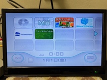 大G「19939」任天堂 NINTENDO Wii ウィー 本体 クロ Wiiリモコンプラス 2コ入り 通電確認済 ソフト欠品_画像9