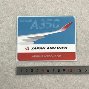 JAL AIRBUS A350 ステッカー  日本航空 エアバス シール 非売品 就航記念 ①の画像2