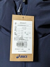 【新品未使用】アシックスasics 中わたロングコート ベンチコート 防寒 観戦 中綿 ベンチコート ロングコート XL 定価16500円_画像7