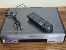 ジャンク　パナソニック Panasonic　VHS ビデオカセットレコーダー 　NV-BX25　マラソン美録 ＢＳビデオ画王 ビデオデッキ_画像1