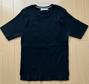 アメリカンホリック 半袖 黒 Tシャツ サマーニット レディース L ブラック