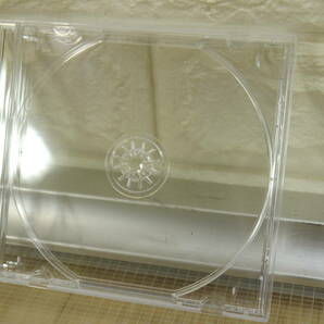 ◆新品◆ CDプラケース 100枚セット クリアケース 販促用 入れ替え用 厚み10mm／1cm 一般的ＣＤ同等 無色透明 入れ物 ケースの画像4