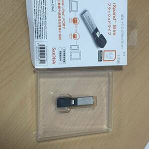 中古 iXpand Slim Flash Drive サンディスク フラッシュドライブ 64GB iPhone iPad SanDisk データ移行 USBメモリーの画像1