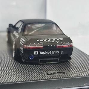 INNO MODELS (カスタム品) 1/64-Nissan SILVIA S13 PANDEM ROCKET BUNNY V2 (Matt Black/イノモデル/シルビア/パンデム ロケットバニー/JDMの画像9