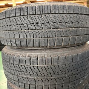 2022年製 スタッドレス ブリヂストン ブリザック VRX2 205/60R16 6.5J +53 5H PCD114.3 4本set ノア ヴォクシー ステップワゴン P240127cの画像10