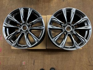 美品 LEXUS レクサス IS Fスポーツ 純正 ホイール リア 19インチ 9.5J +60 5H PCD114.3 球面 2本set P240123d